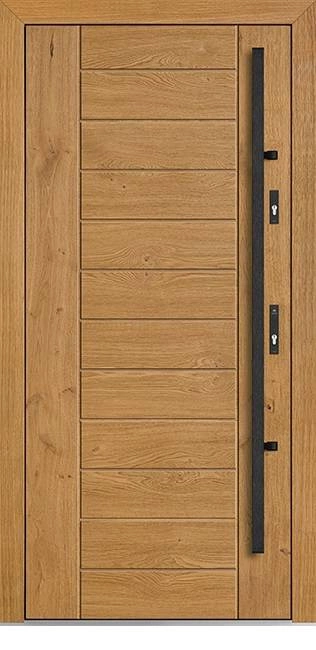 VINTAGE OAK 2/12 - Drzwi zewnętrzne drewniane